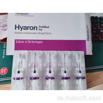Skin Booster Mesotherapie Injektion Hyaron Hautverjüngung